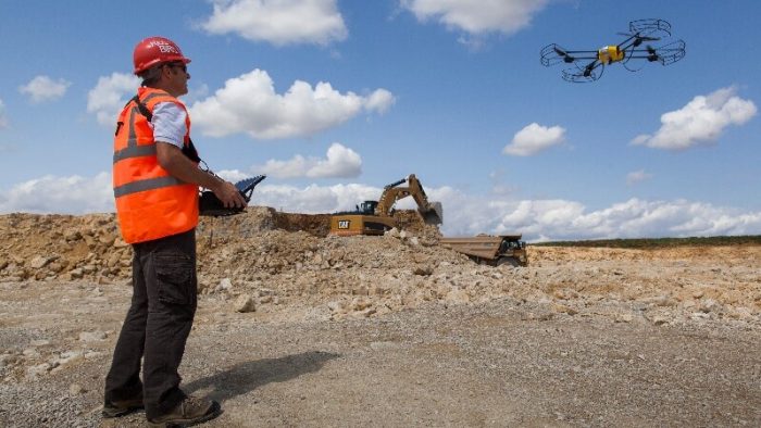 airware-and-redbird Worker controlling UAV