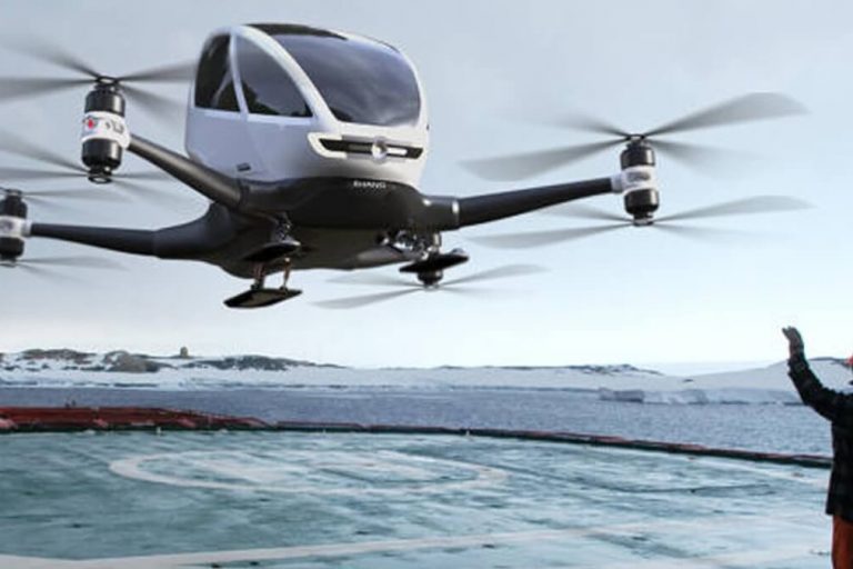 Ehang 184 landing