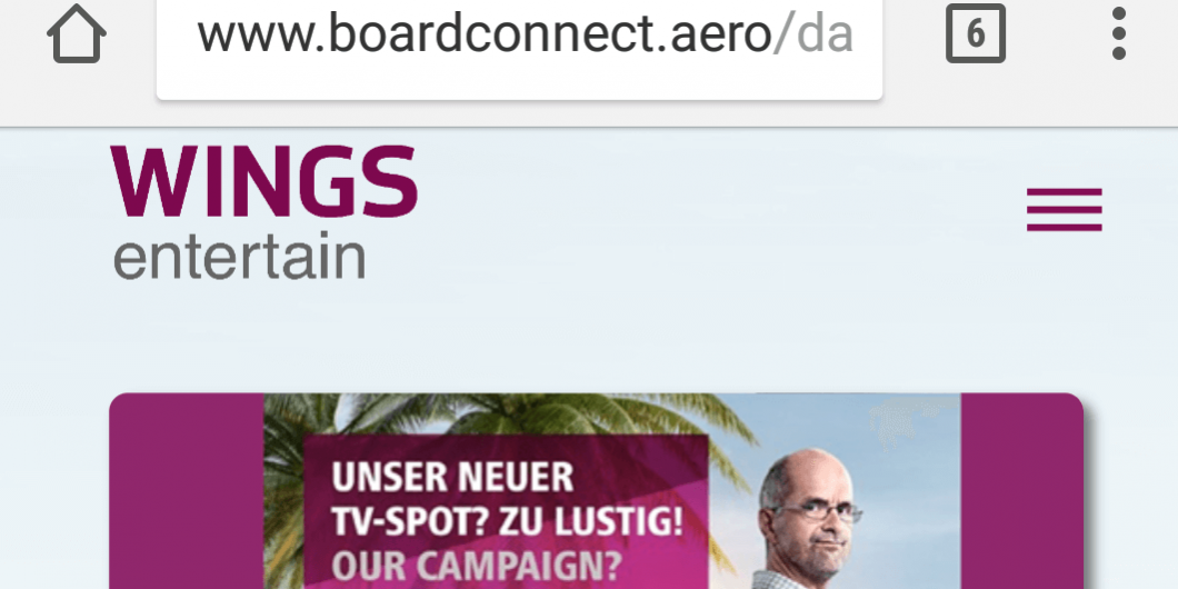 Review of Eurowings Wings Entertain Wireless In-Flight Entertainment Review of Eurowings Wings Entertain Wireless In-Flight Entertainment