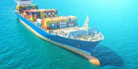 Ship IoT Container merchant vessel