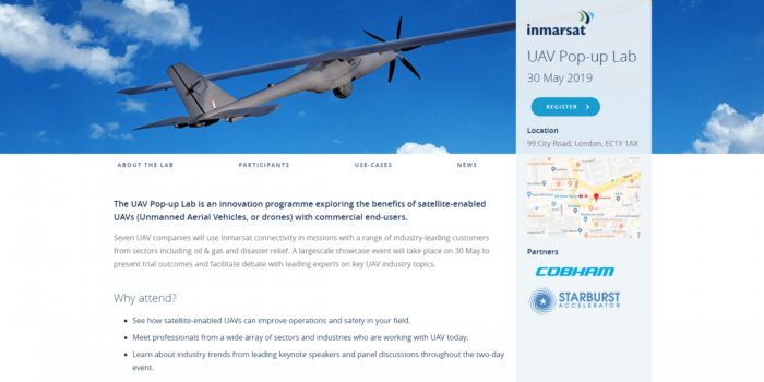 Inmatsat UAV Pop Up