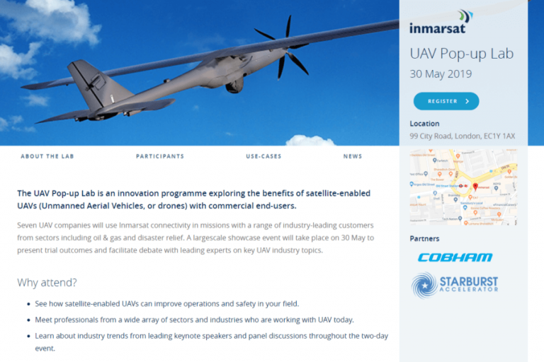 Inmatsat UAV Pop Up
